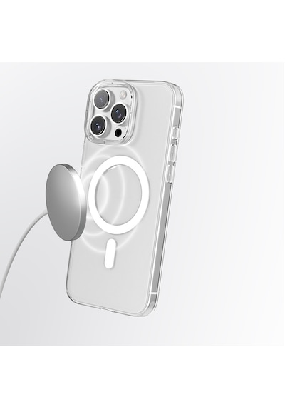 Apple Uyumlu iPhone 16 Pro Max Kılıf M-safe Şarj Özellikli Youngkit Ice Serisi Kapak Şeffaf