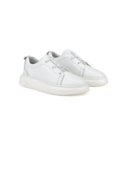 Ziya, Erkek Hakiki Deri Sneaker 151987z133 Beyaz 151987z133 500 Beyaz