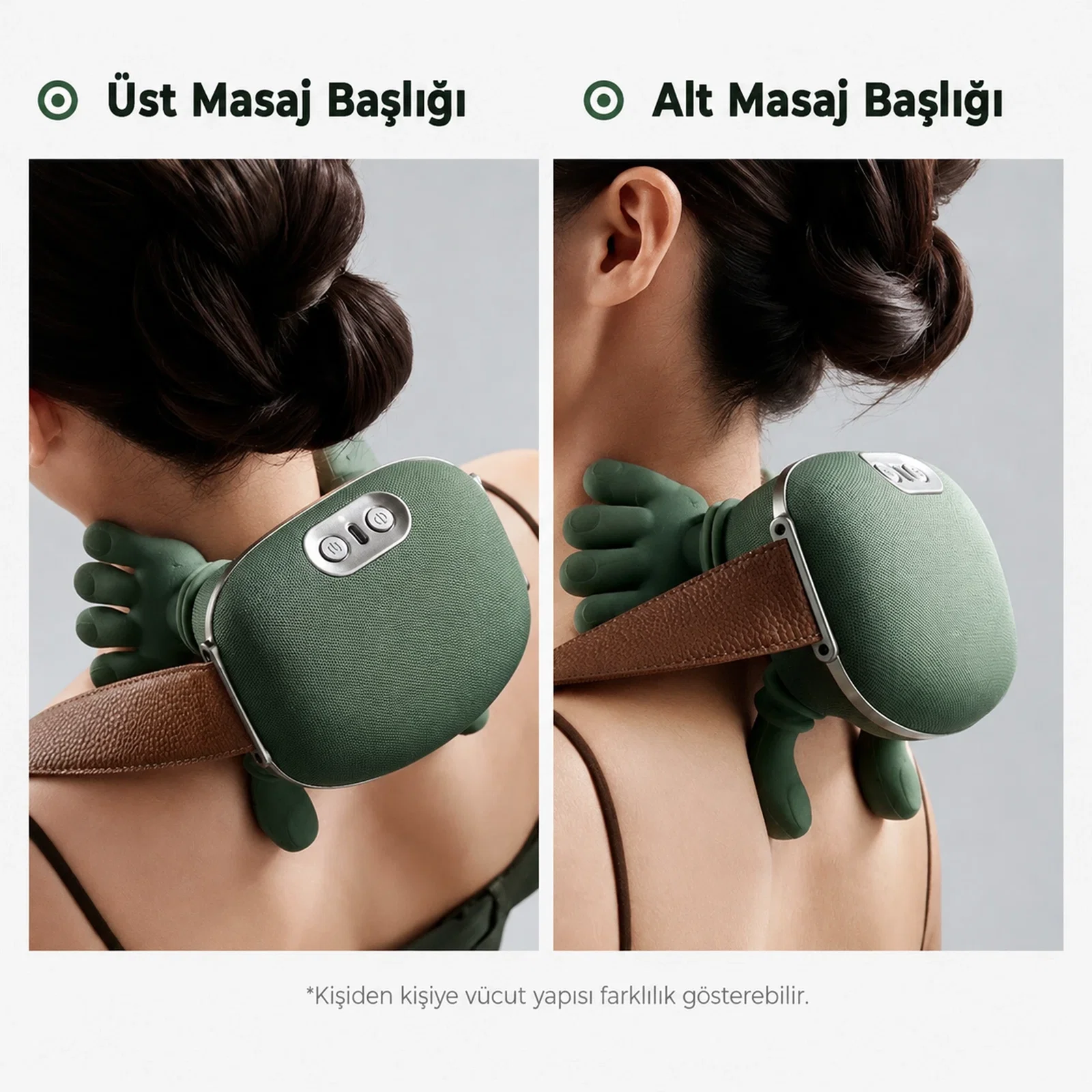 Venandin Jby-827 Tella Isı Destekli Masaj Aleti Yeşil