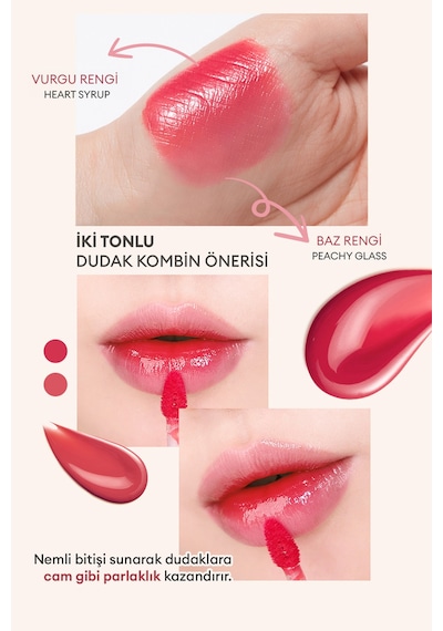 Missha Uzun Süre Kalıcı Nemli Bitiş Sunan Parlak Tint Dare Tint Dewy Drop Baby Coral