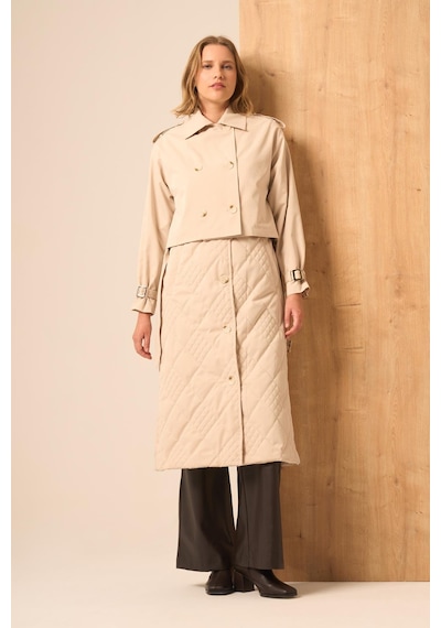 Ftz Women Kadın İkili Trenç Beige 31253 Beige