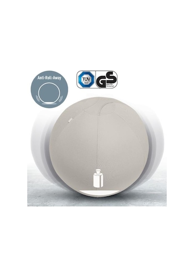 Leitz Ergo Active Kaymaz Oturma Topu 75 Cm - Açık Gri - Kod:65430085
