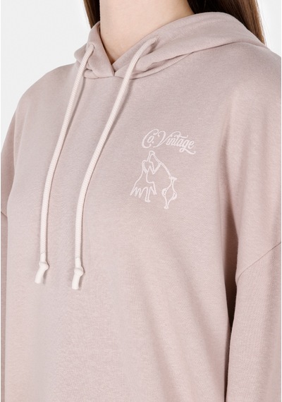 Colin's Colins Regular Fit Kapüşonlu Baskılı Kadın Sweatshirt Cl1071961 Q1.v2 Mın Çok Renkli