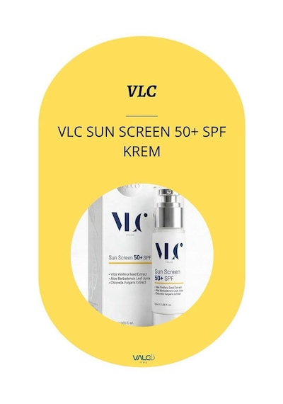 Vlc Sun Screen 50+ Spf Krem 50 Ml