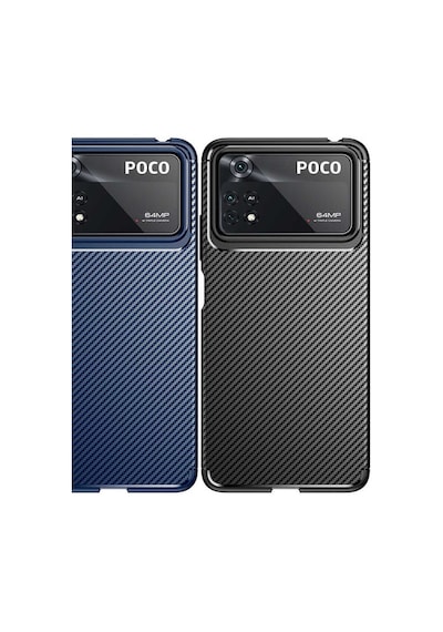 Zore Poco X4 Pro 5g Kılıf Omsy Negro Silikon Kapak - Lacivert