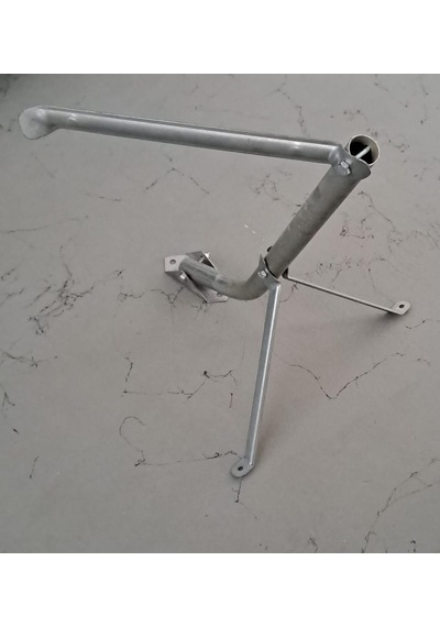 Uydu Anteni Çanak İçin L Ayak - L Boru Çap : 3 Cm Uydu Çanağı- Çanak Anten Yer & Duvar Montaj Ayağı
