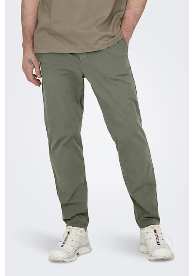 Only & Sons Erkek Pantolon 22029765 Koyu Yeşil Koyu Yeşil
