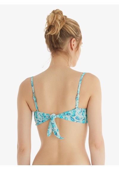 Kadın Bikini Üstü 10717 - Mavi Bej