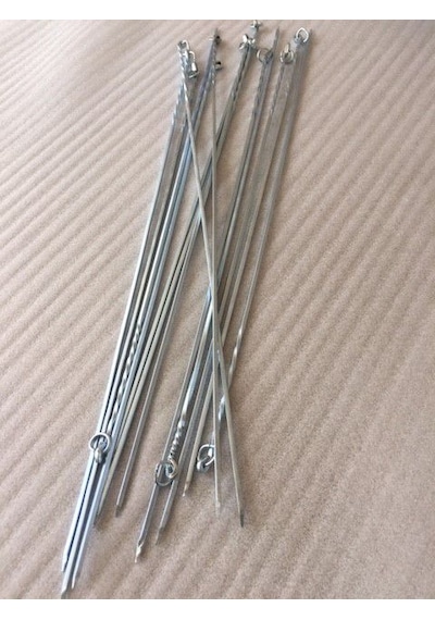 20 Adet - Kare Ciğer Şiş - Kare Kuşbaşı - 50 Cm