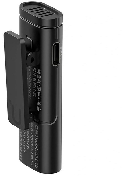Ulanzi Wm-10 Akıllı Telefon Veya Tabletler İçin Kablosuz Klipsli Mikrofon Lightning