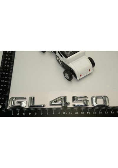 Benz GL 450 Bagaj Krom Metal 3M 3D Yazı Logo