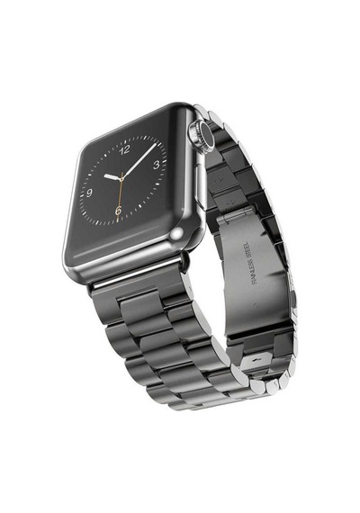 Watch 44mm Uyumlu Krd-04 Metal Akav Kordon-siyah