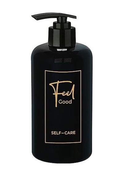 Sıvı Sabunluk Yuvarlak Plastik 500 Ml - Siyah Çok Renkli