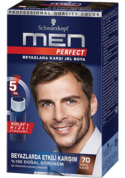 2 Adet Men Perfect 70 Koyukahve Erkek Saç Boyası