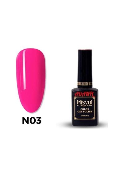 Adanil 15 ML Misyul Profesyonel Kalıcı Oje Neon Şeker Pembe No:N03