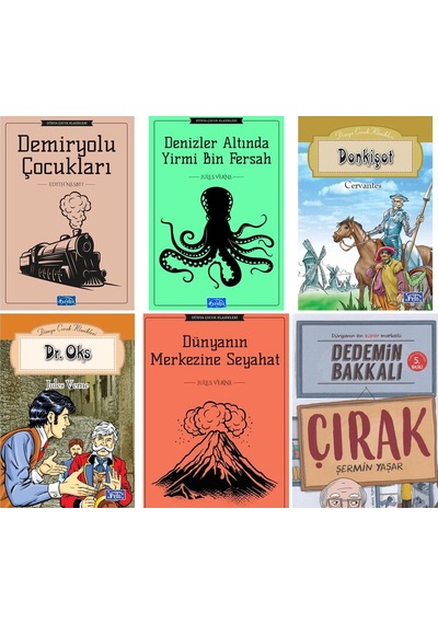 Demiryolu Çocukları .dr.oks Donkişot Ve Şermin Yaşar Dedemin Bakkalı Çırak 6 Kitap Set