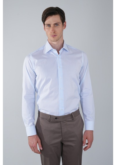 Bisse Klasik C Yaka Regular Fit Cepsiz Gömlek A.mavi Gmkls250054 33 Açik Mavi Bisse Klasik C Yaka Regular Fit Cepsiz Gömlek A.mavi Gmkls250054 33 Açik Mavi