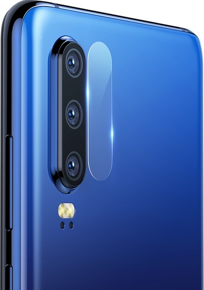 Huawei P30 Full Kamera Lens Koruyucu Film Renksiz