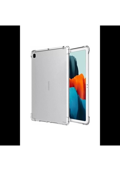 Samsung Galaxy Uyumlu  P610 Tab S6 Lite 10.4 Kılıf Anti Shock Tablet Silikon - Şeffaf Klasik