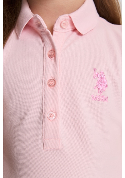 U.S. Polo Assn. Kız Çocuk Açık Pembe Elbise Örme 50325639-vr078 Acık Pembe