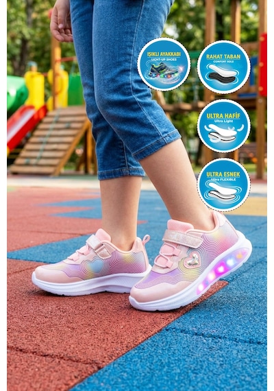 Marcokids Marco Kids 26y910 F Pudra Kız Çocuk Spor Ayakkabı