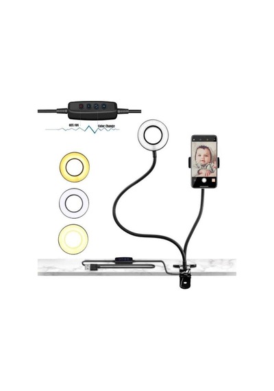 Led Ring Light Youtuber Light Stüdyo Işığı Akrobat Selfie Led Masa Lambası