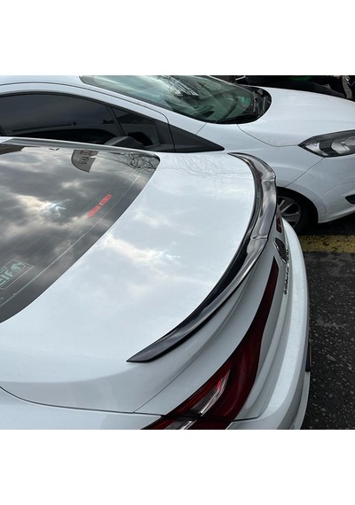 Renault Megane 4 Sedan - M4 Style 2012-2019 Piano Black Spoiler