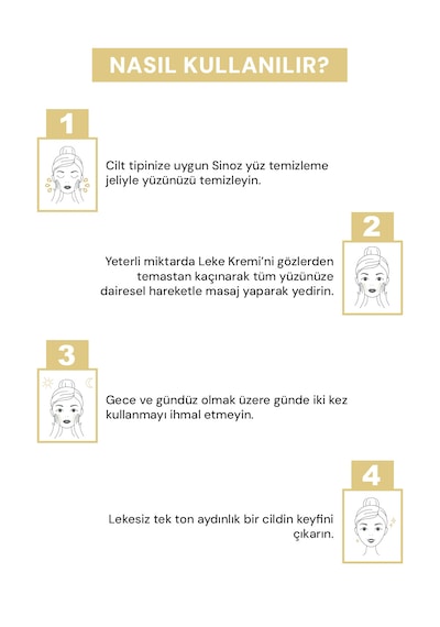 Sinoz %3 C Vitaminli Koyu Ton Eşitleyici Krem 40 ML