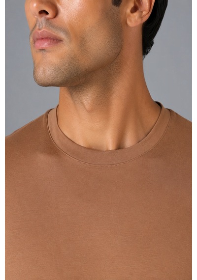 Bisse Taba Bisiklet Yaka T-shirt Ts26y26100 D13