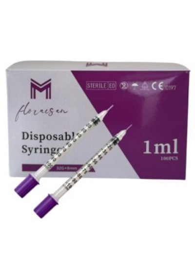 Micro Fine 1 Ml 32gx8mm Enjektör 100 Adet