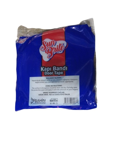 10 Adet Süngerli Yapışkanlı Kapı Bandı Isı Yalıtım Süngeri 5 M