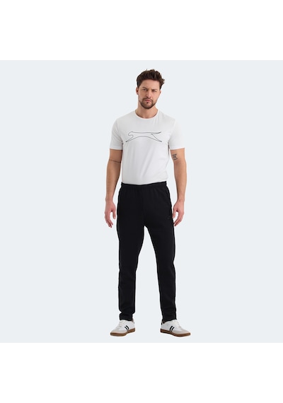 Slazenger VALDIS Erkek Cepli Siyah Eşofman Altı