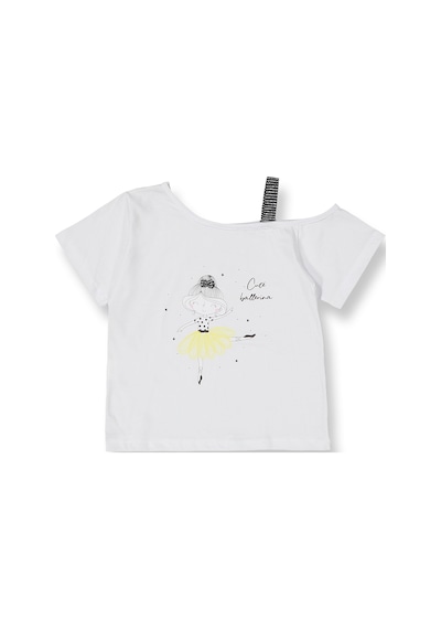 Novy Baby Tüllü Etek Düşük Omuzlu Tshirt Kız Çocuk 2'li Takım - 2-9 Yaş