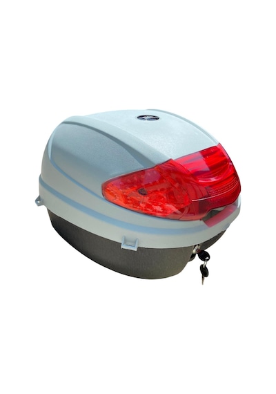 Tien 35 Litre Motosiklet Arka Çantası Sırt Dayamalı Gri