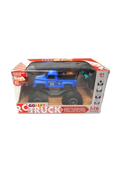 Rc Pickup Truck Duman Atan Işıklı Uzaktan Kumandalı Araba 1:16