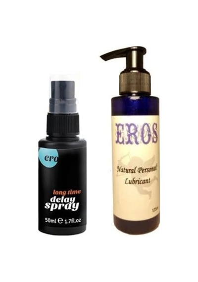 Ero Long Time Spray For Men 50ml Erkeklere Özel Sprey Eros 125ml Lubricant Gel