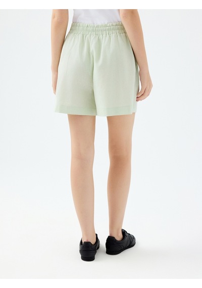 Regular Fit Kadın Şort Mint Yeşili