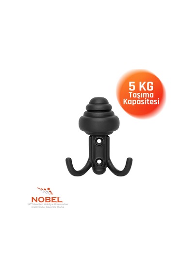 Sarikli Askı, Metal Vestiyer Askısı, 27 Gr, Dolap Ve Duvar Askılığı, Matsi Yah Vidalı