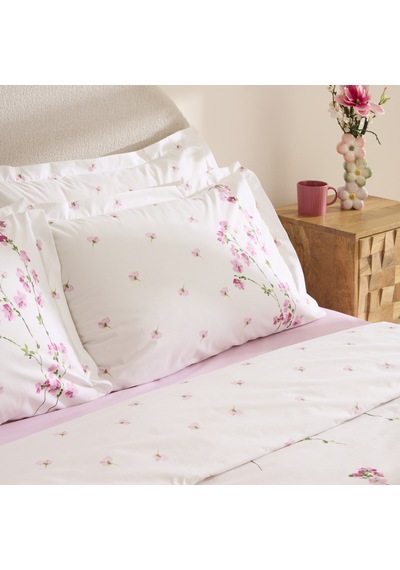 Karaca Home Natera %100 Pamuk Çift Kişilik Nevresim Takımı Pembe