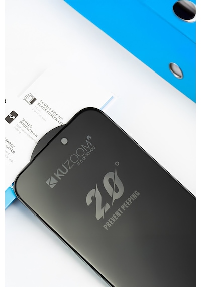 20 Hafif Kavisli Anti-peep Apple Uyumlu iPhone 17 Pro Temperli Hayalet Ekran Koruyucu
