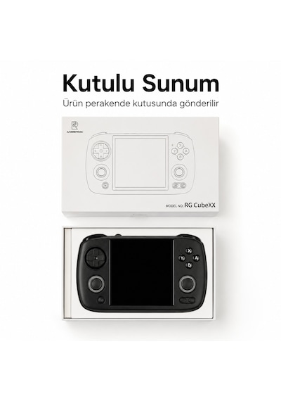 Rg Cubexx El Oyun Konsolu 3.95 İnc Ips Ekran, Retro Mini Oyun Konsolu