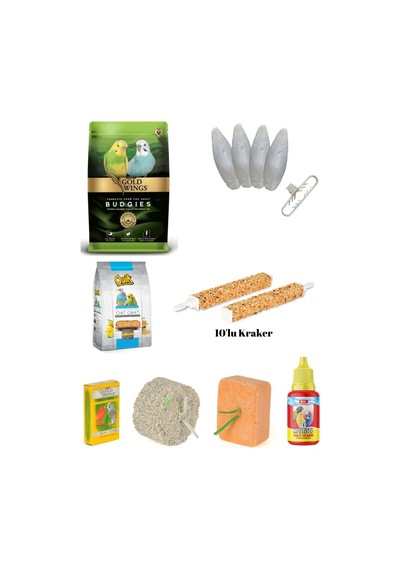 Purecanpati Muhabbet Kuşu Yem Vitamin Ihtiyaç Seti