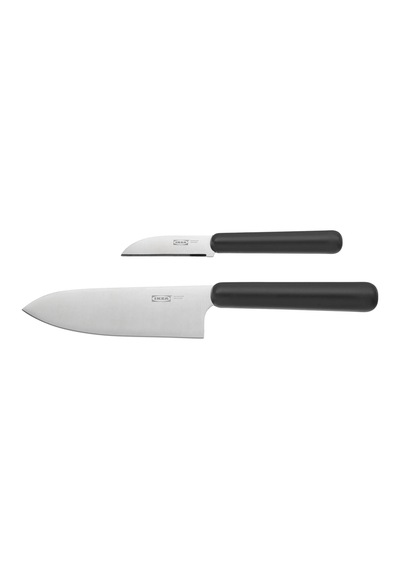 Ikea Fördubbla 2 Parça Mutfak Bıçağı Seti 27 Cm Siyah