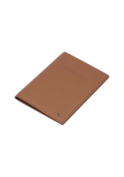 Tergan Koyu Taba Deri Unisex Pasaportluk - S1ps00001200-b67 Taba