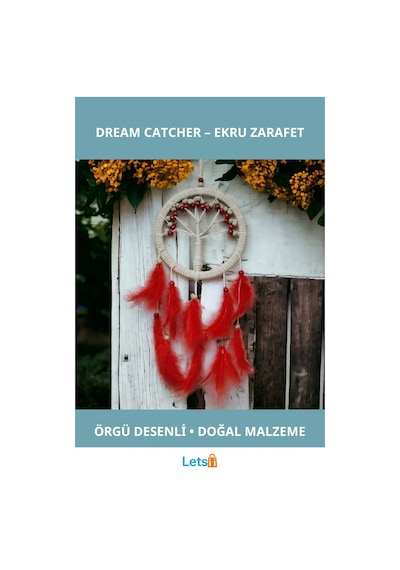 Rüya Kovan Hayat Ağacı Dream Catcher 57cm 1 Adet