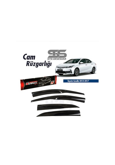 Cam Rüzgarlığı Toyota Corolla 2013-2017 Mügen Tip Piano Black