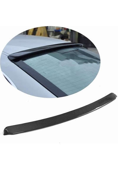 Bmw E46 Sedan 4 Kapı Plastik Parlak Siyah Boyalı Cam Üstü Spoiler