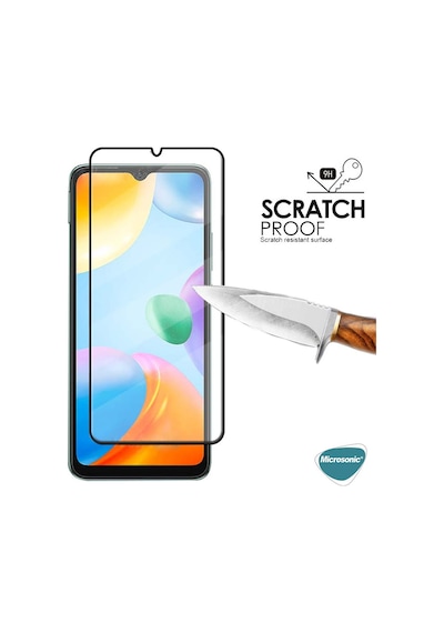 Microsonic Xiaomi Redmi 14c Tam Kaplayan Temperli Cam Ekran Koruyucu