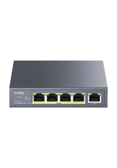 Cudy Gs1005p - 5-port Gigabit Poe+ Switch 60w