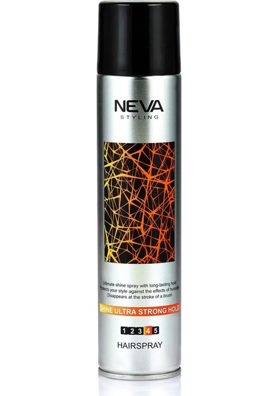 Neva Styling Shine Ultra Güçlü Tutuş Parlak  Saç Spreyi 250 ML